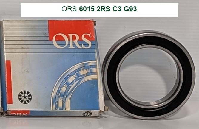 ORS 6015 2RS C3 G93 Deep Groove Ball Bearing, Single Row, Double Sealed, ABEC 1