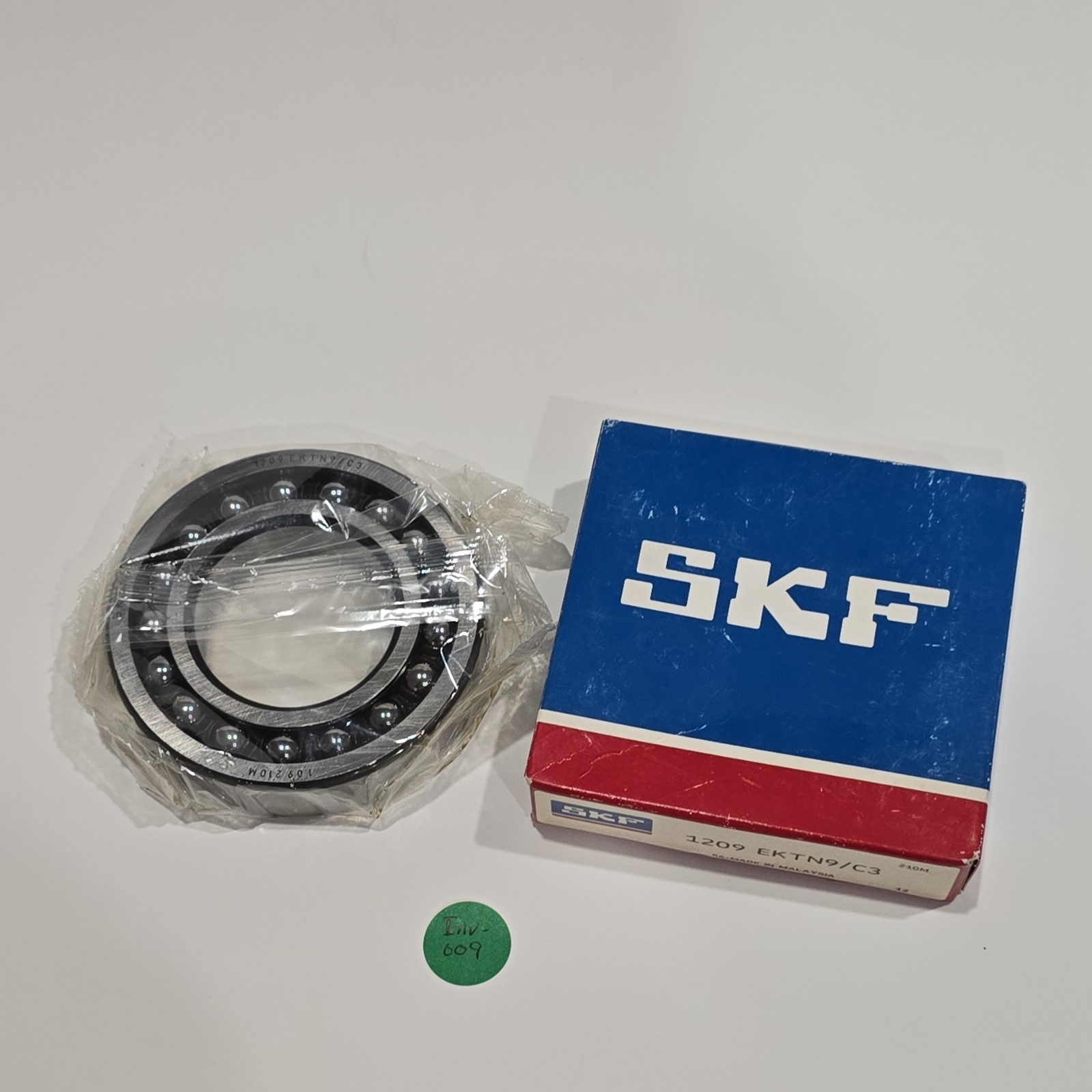 SKF 1209 EKTN9/C3 DOUBLE ROW SELF ALIGNING BALL BEARING 45x85x19mm, NIB