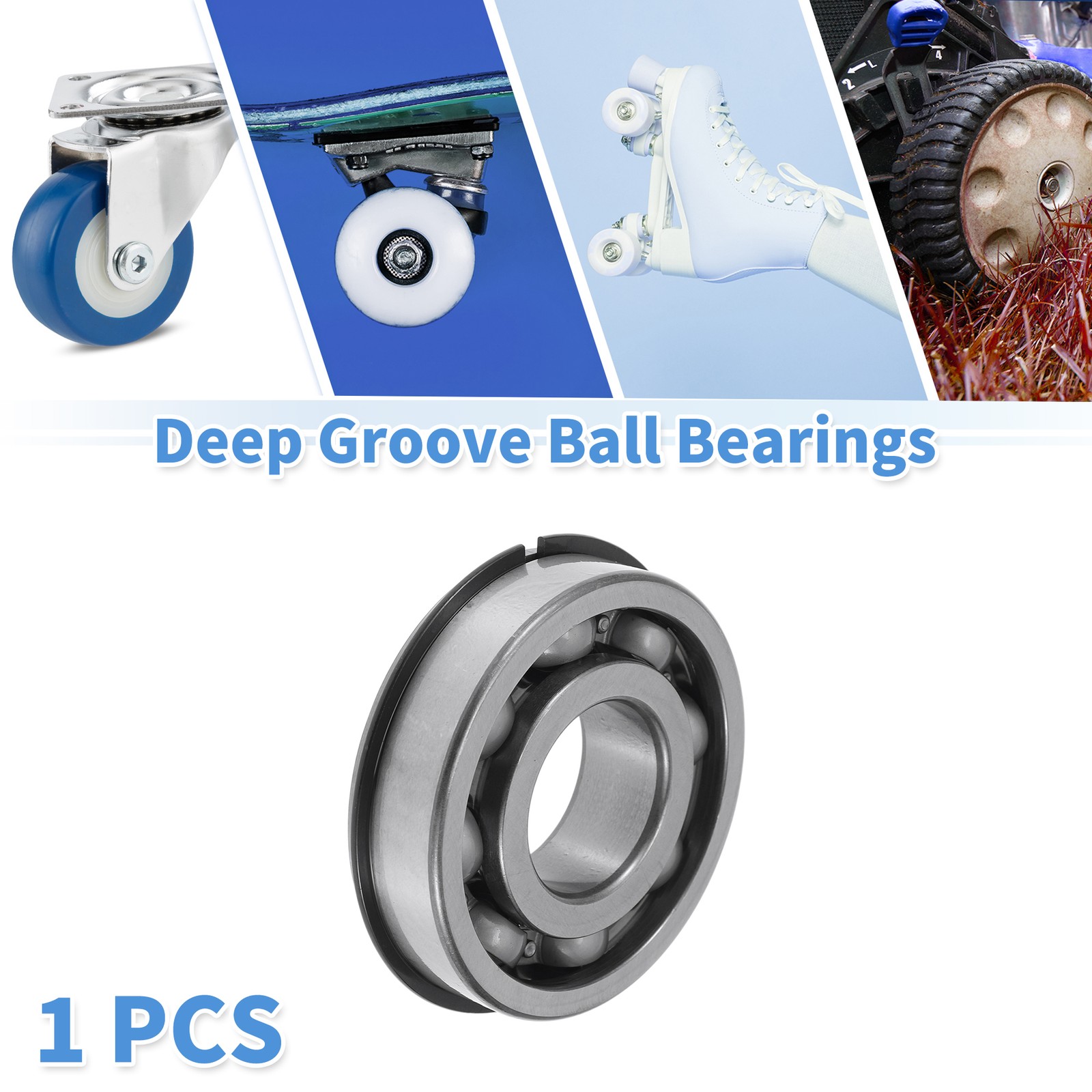 63/32NR Deep Groove Ball Bearings P0 32x75x20mm 1 Pc Scooter Skateboard Wheel