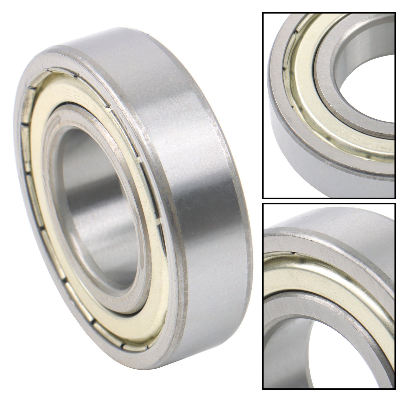 Ball Bearing 6206-ZZ 30×62×16mm Premium Double Metal-Sealed Balls Pack of 10