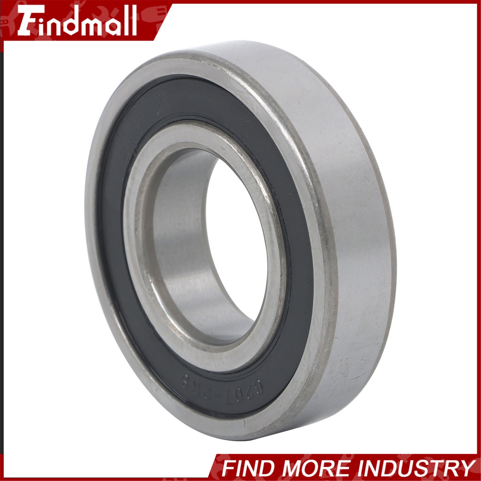 Findmall 6207-2RS Deep Groove Bearings 10pcs 35mm x72mm x17mm Sealed