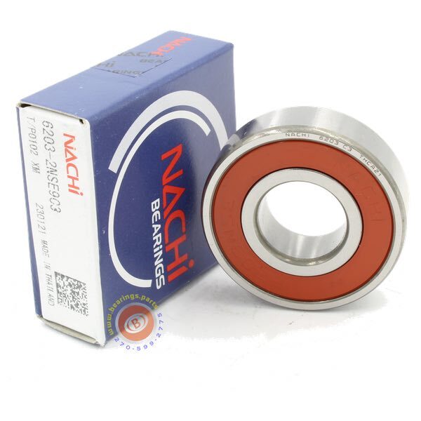 6203-2NSE Nachi Deep Groove Ball Bearing 17x40x12 Sealed C3
