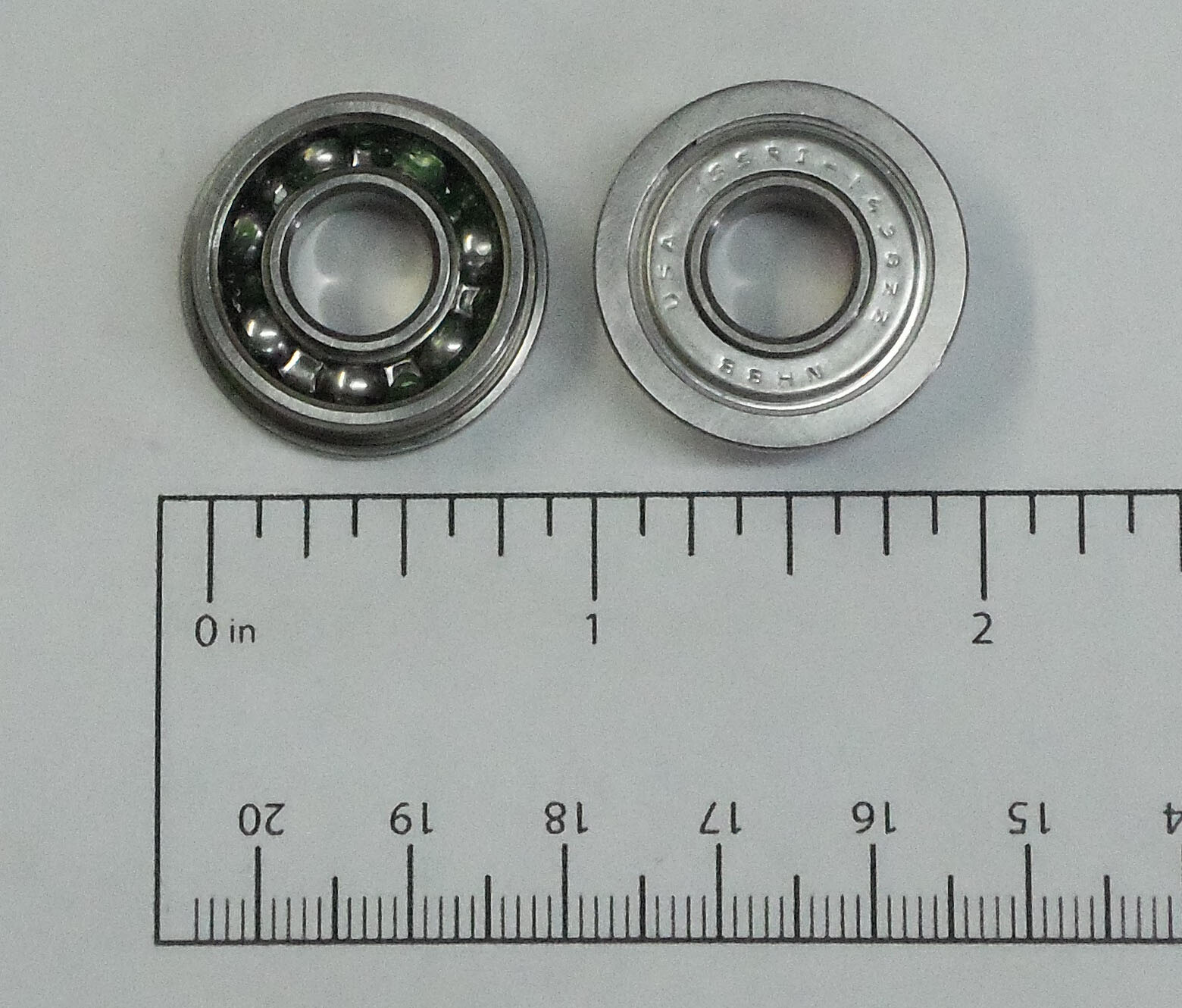 SSRIF-1438ZZ NHBB 3/8″ ID X 7/8″ OD X 9/32 W Stainless Steel Flanged Bearing-USA