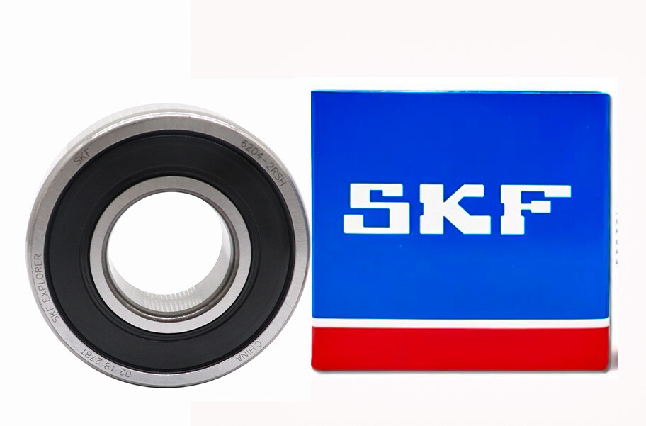 4PCS 6204-2RS C3 SKF Brand Rubber Seal Ball Bearing 20x47x14 6204 2RS 6204RS .
