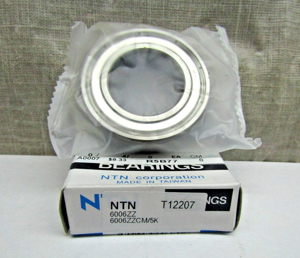 NTN 6006-ZZ 30mm X 55mm X 13mm Shielded Bearing