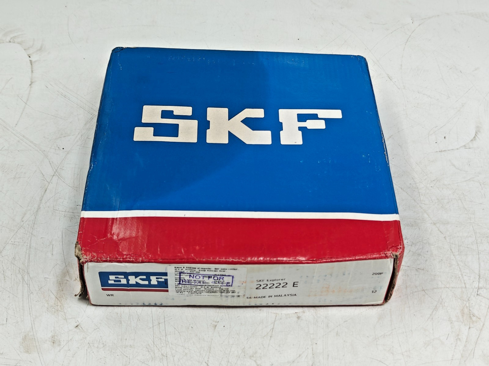 22222 E SKF Spherical Roller Bearing SKF 22222E Straight Bore 110x200x53mm