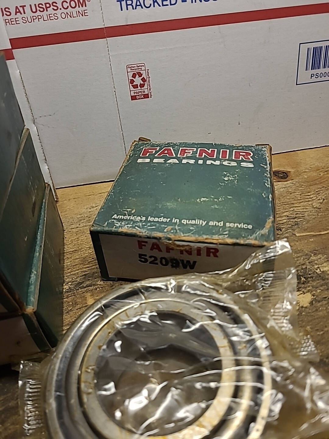 (4) FAFNIR 5209W Angular Contact Bearings… NOS..LOT OF 4 BEARINGS…..