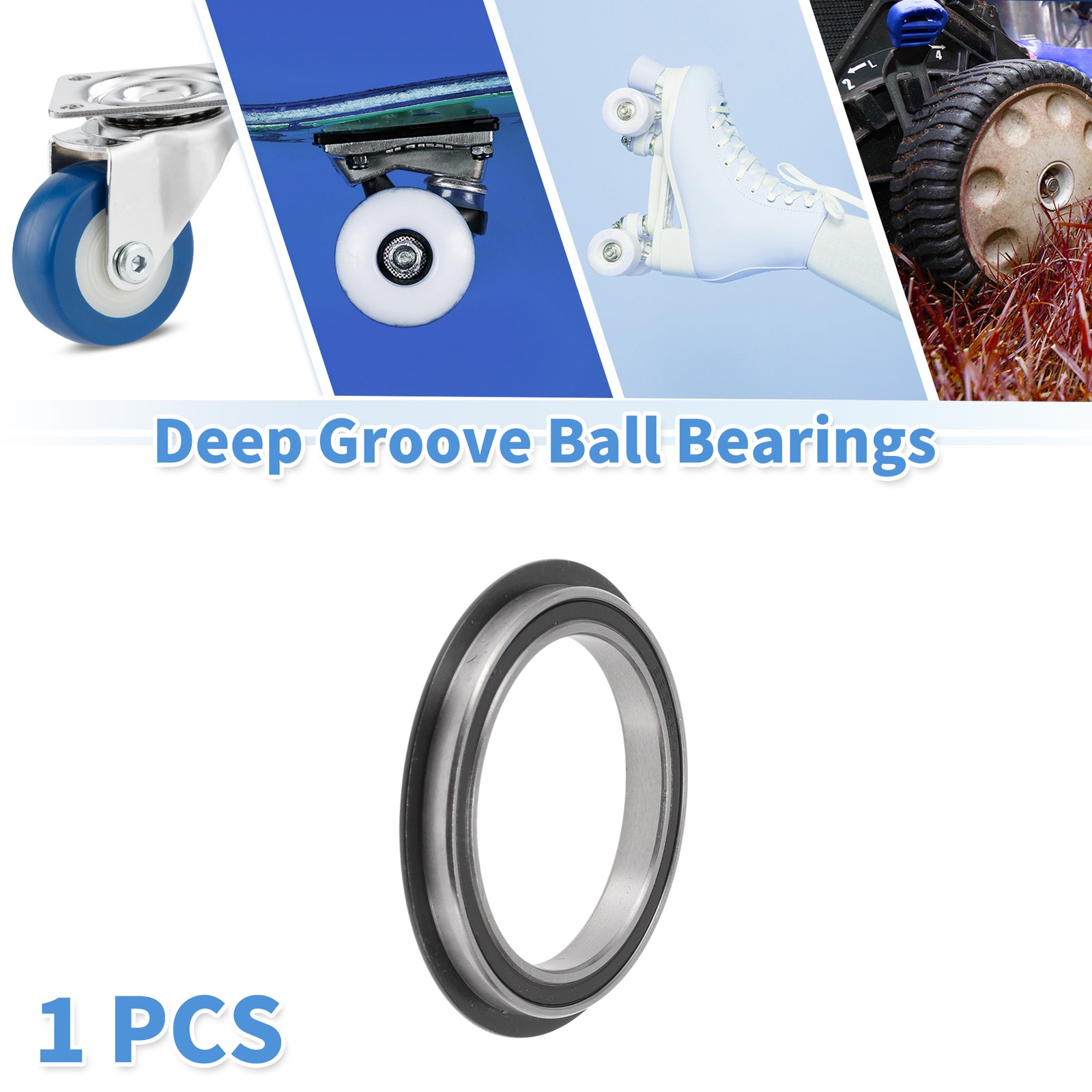 6809NR2RS Deep Groove Ball Bearings 45x58x7mm Scooter Skateboard Wheel