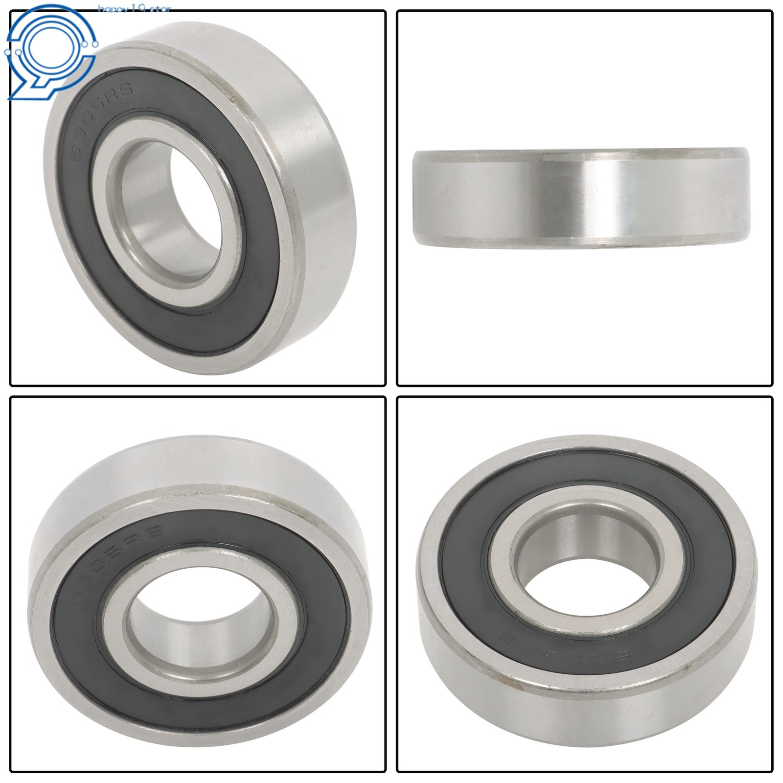 25x62x17mm Ball Bearing 6305 2RS C3 10 Pieces Premium Rubber Sealed Bearings