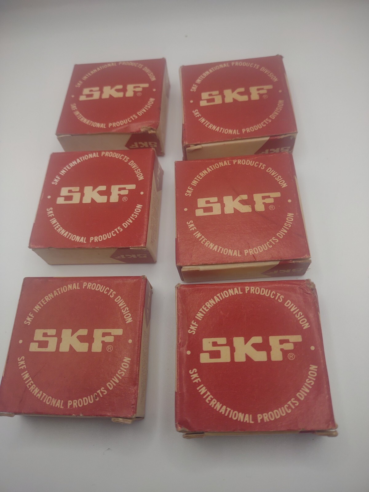 Lot of (6) SKF 6202 2ZJEM Ball Bearings NOS