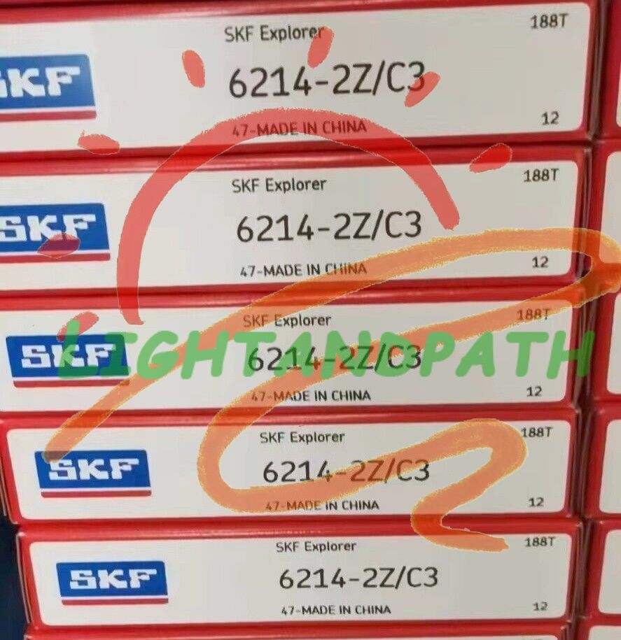 1PC SKF 6214-2Z/C3 Deep Groove Ball Bearing~