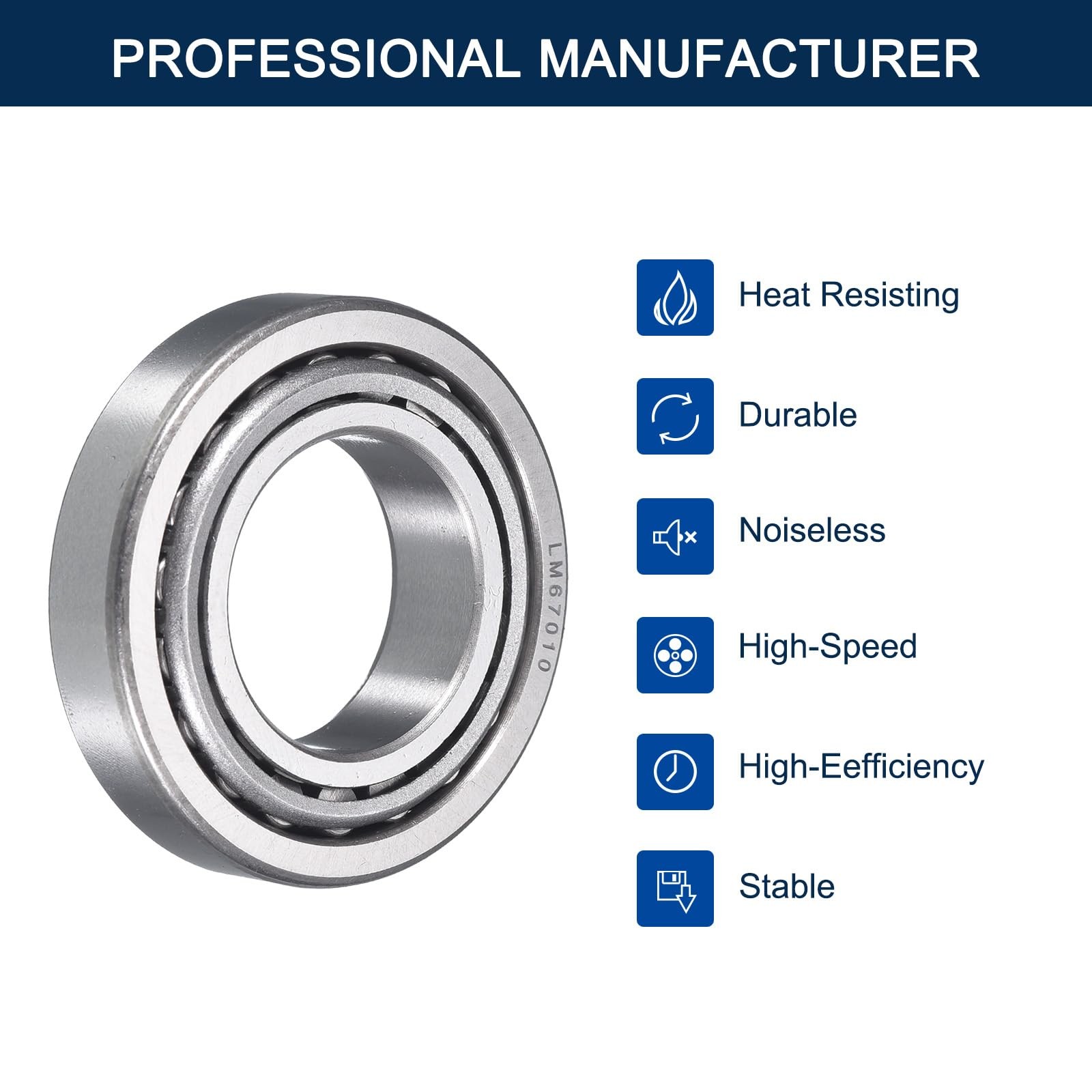 2 PCS LM67048/10 Tapered Roller Bearing Cone Cup Set 1.25 Bore 2.328 OD 0.625