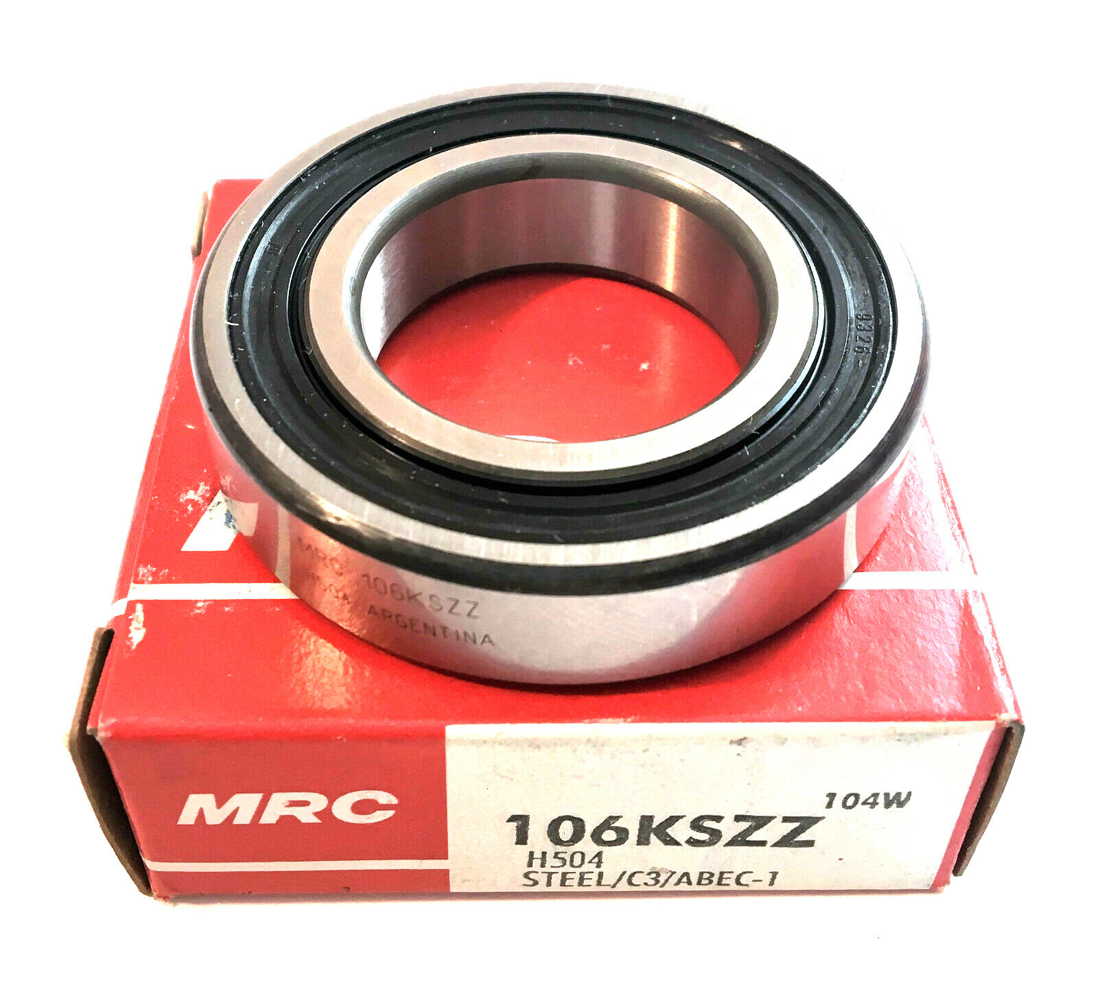 MRC 106KSZZ C3 BALL BEARING (RUST) 30 mm ID, 55 mm OD, 13 mm Width