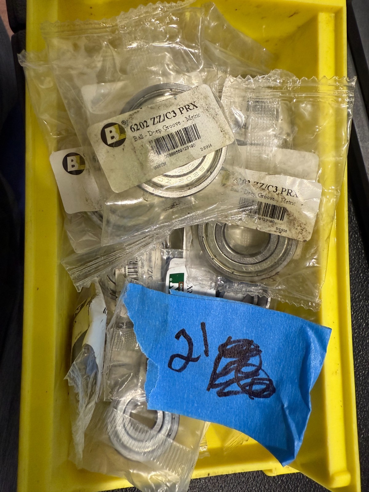 21 of the BL® – 6202 ZZ Deep Groove- Two Metal Shield Bearings. Free Shipping.