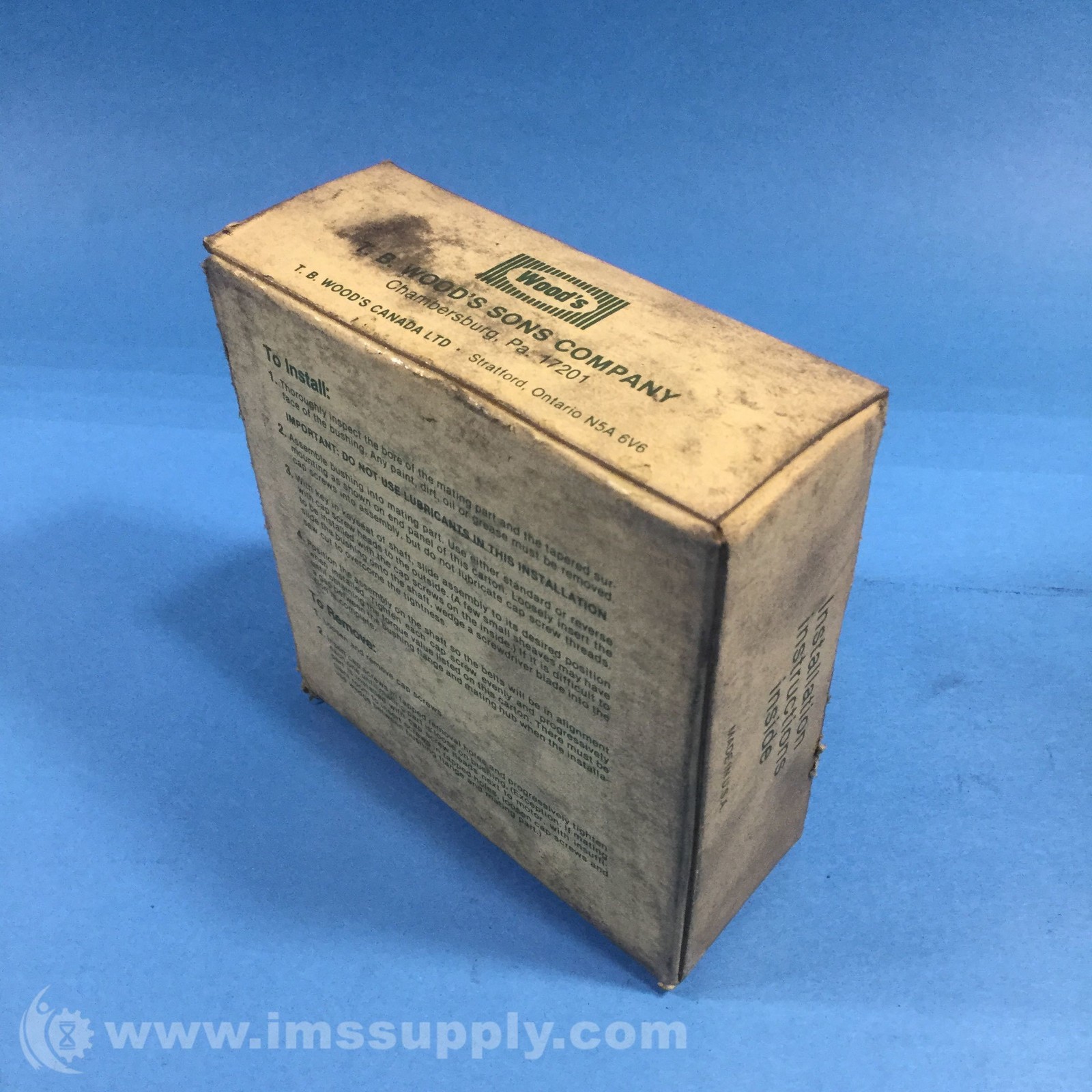 TB Woods SDS134 Quick Disconnect Bushing, SDS Bushing FNFP