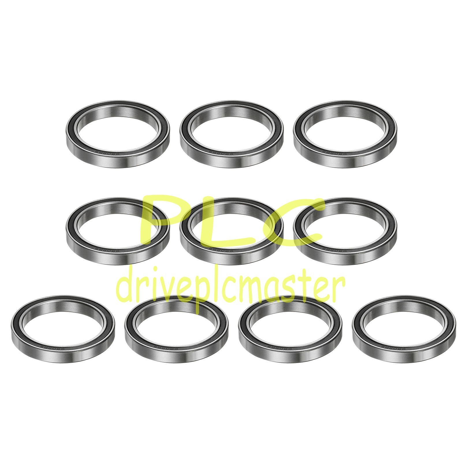 10pcs 6808-2RS Ball Bearings 40mmx52mmx7mm Chrome Steel Double Sealed #dr