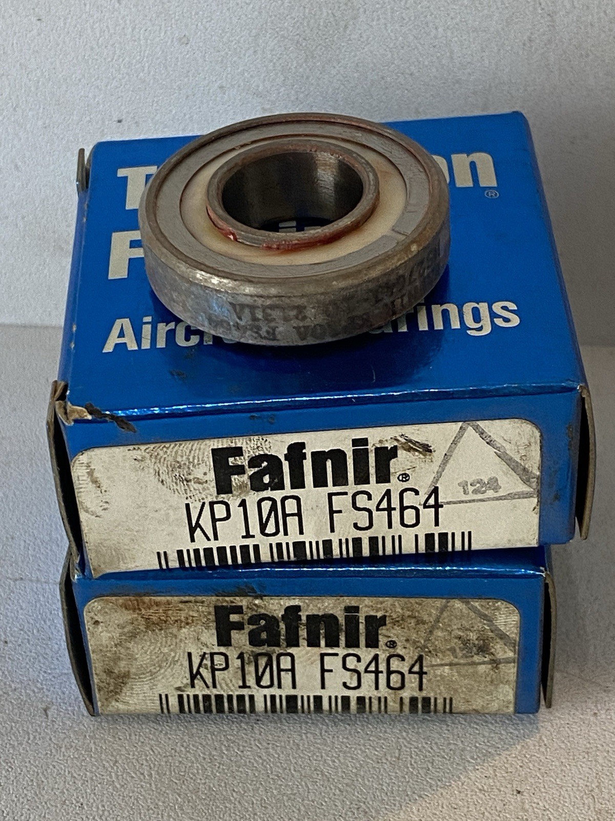 Lot Of 2 KP10A-fs464 Fafnir New Single Row Ball Bearing Nib