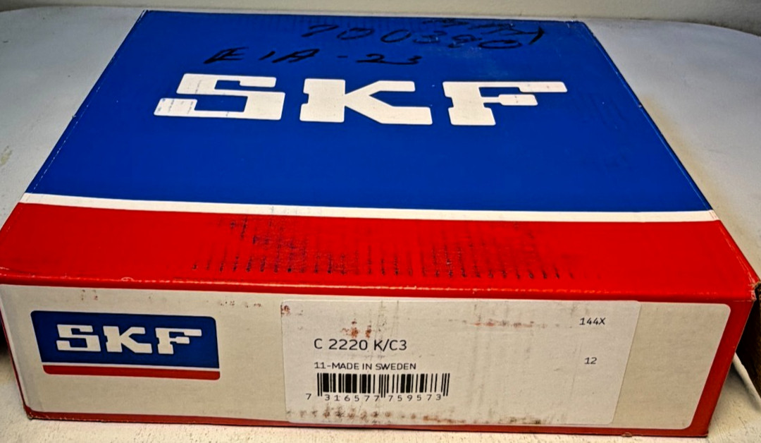 SKF Explorer C 2220K/C3 CARB toroidal roller bearing, 100mm bore, New, FREE SHIP