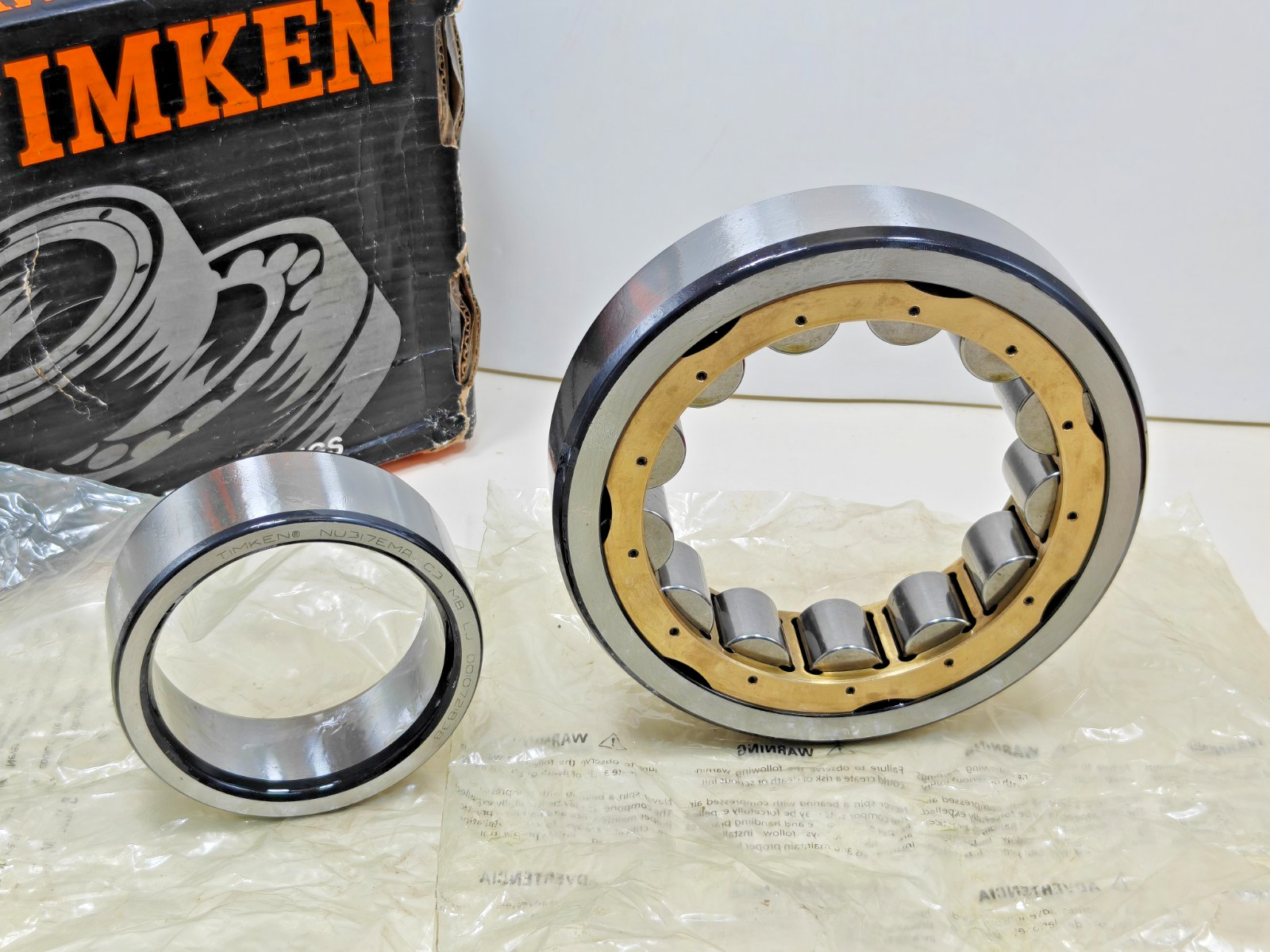 NU317EMAC3 Timken Cylindrical Roller Bearing Timken NU 317 EMA C3 85x180x41mm