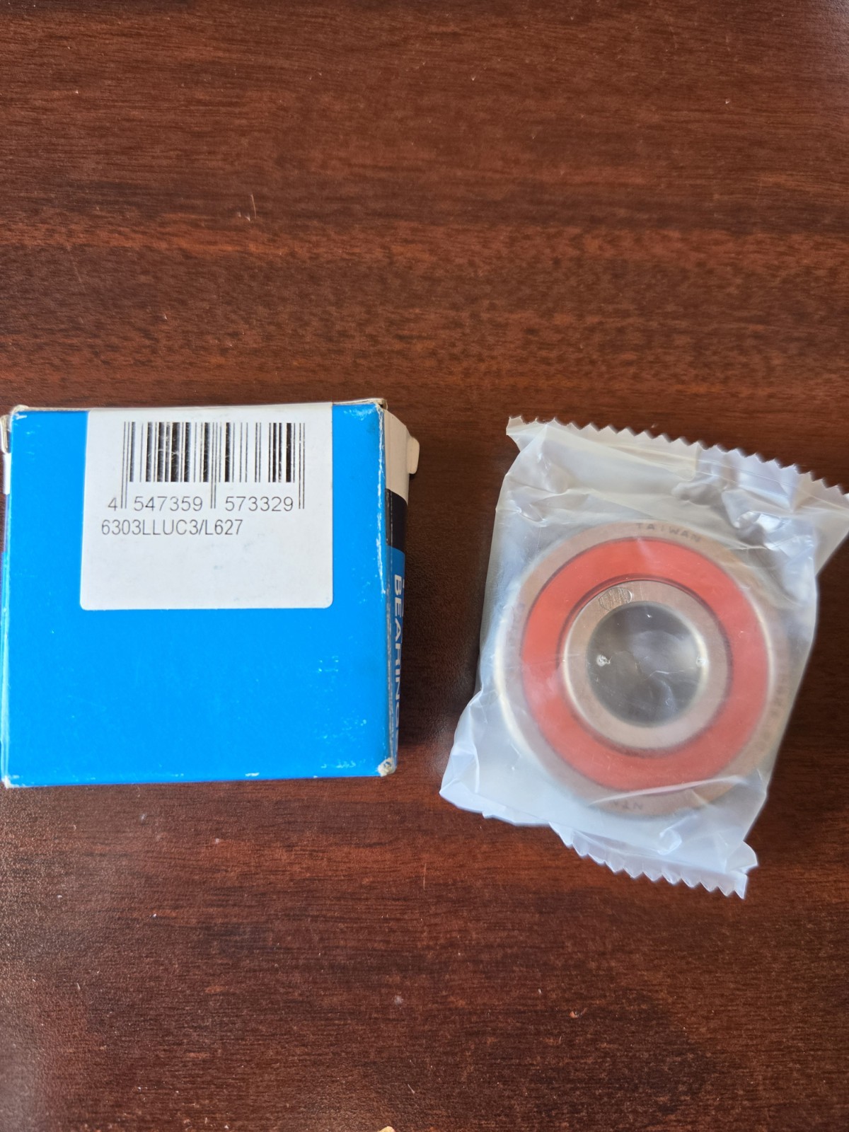 NTN 6303LLUC3/L627 Radial Bearing, Double Seal, 17Mm Bore