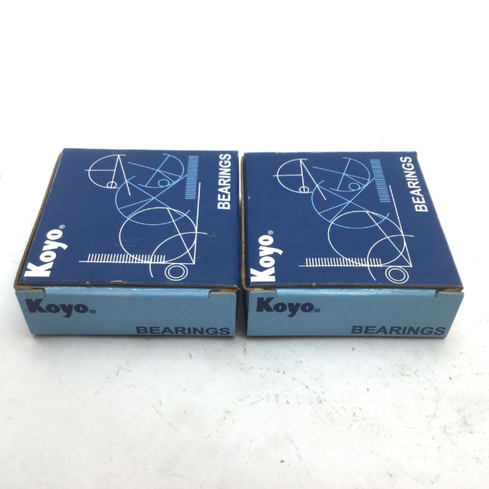 Lot of 2 New Koyo EE0M3 Ball Bearing ID 1/8″ OD 3/8″ W 5/32″