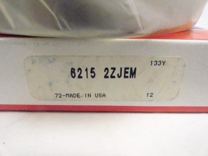200658 New In Box; SKF 6215 2ZJEM Ball Bearing 75mm B x 130mm OD x 25mm W