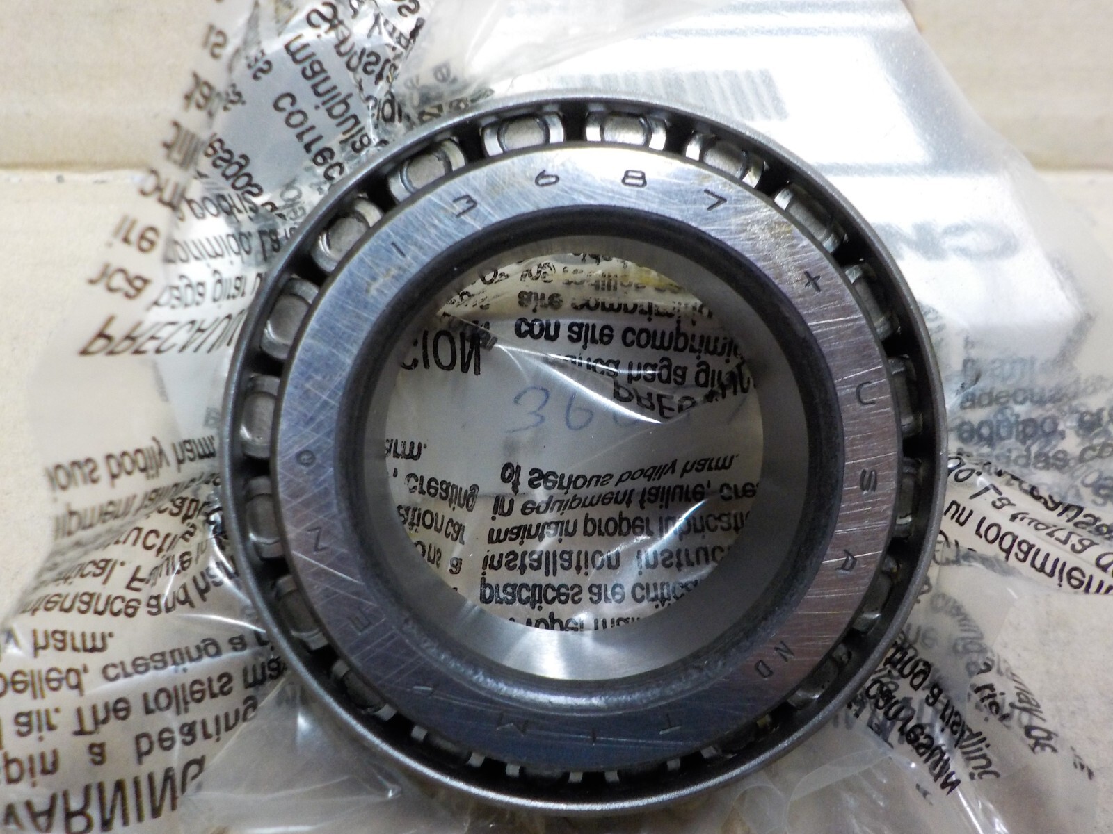 Timken 13687 Cone Tapered Roller Bearing – Single Cone Only.