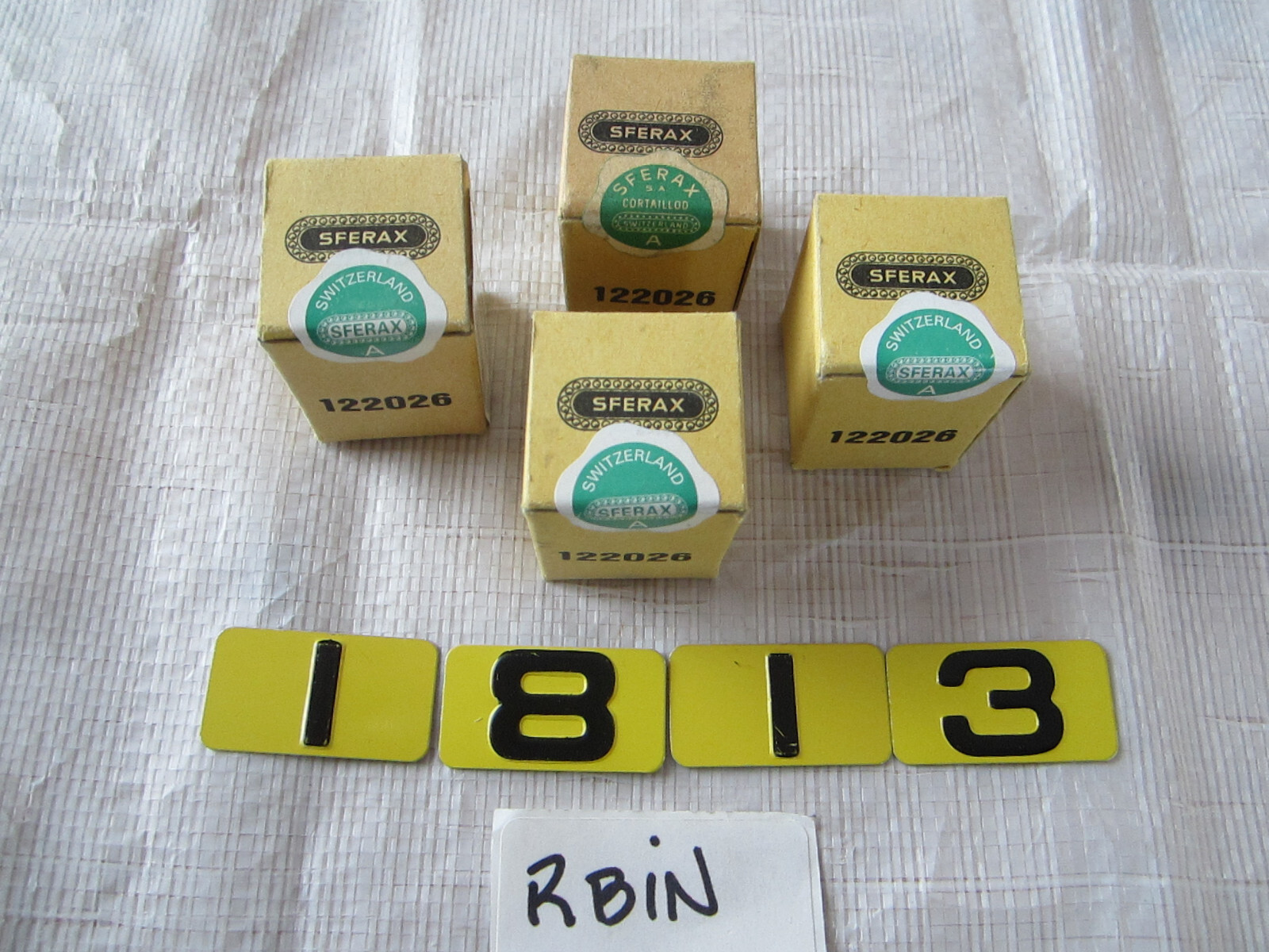 SFERAX 122026 SUPER PRECISION LINEAR BEARING LOT OF 4