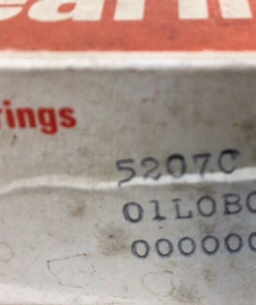MRC 5207C Angular Contact Ball Bearing Double Row 35mm ID X 72mm OD X 27mm W