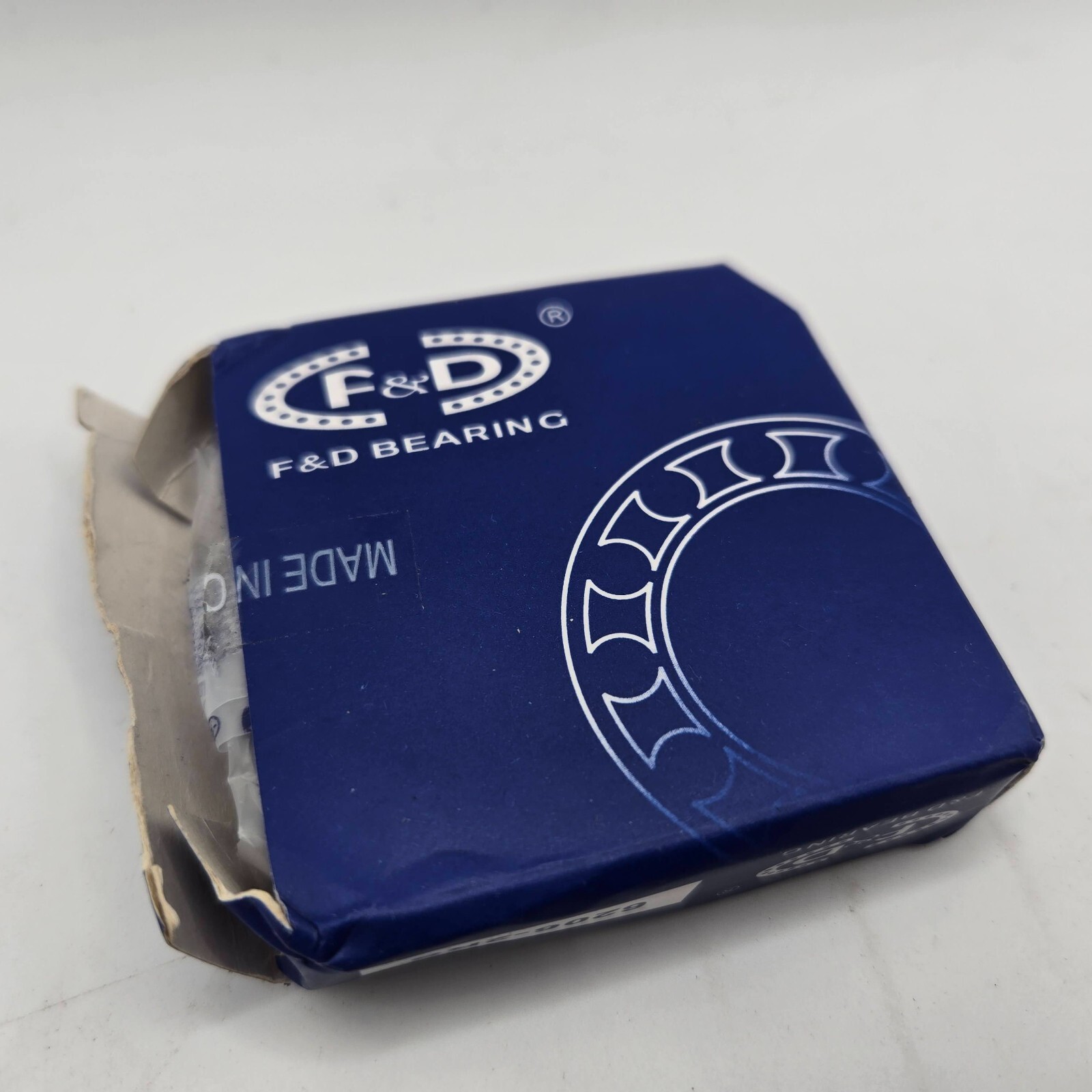 Sealed Roller Ball Bearing 6206-2RS SINGLE F&D BEARING – NIB