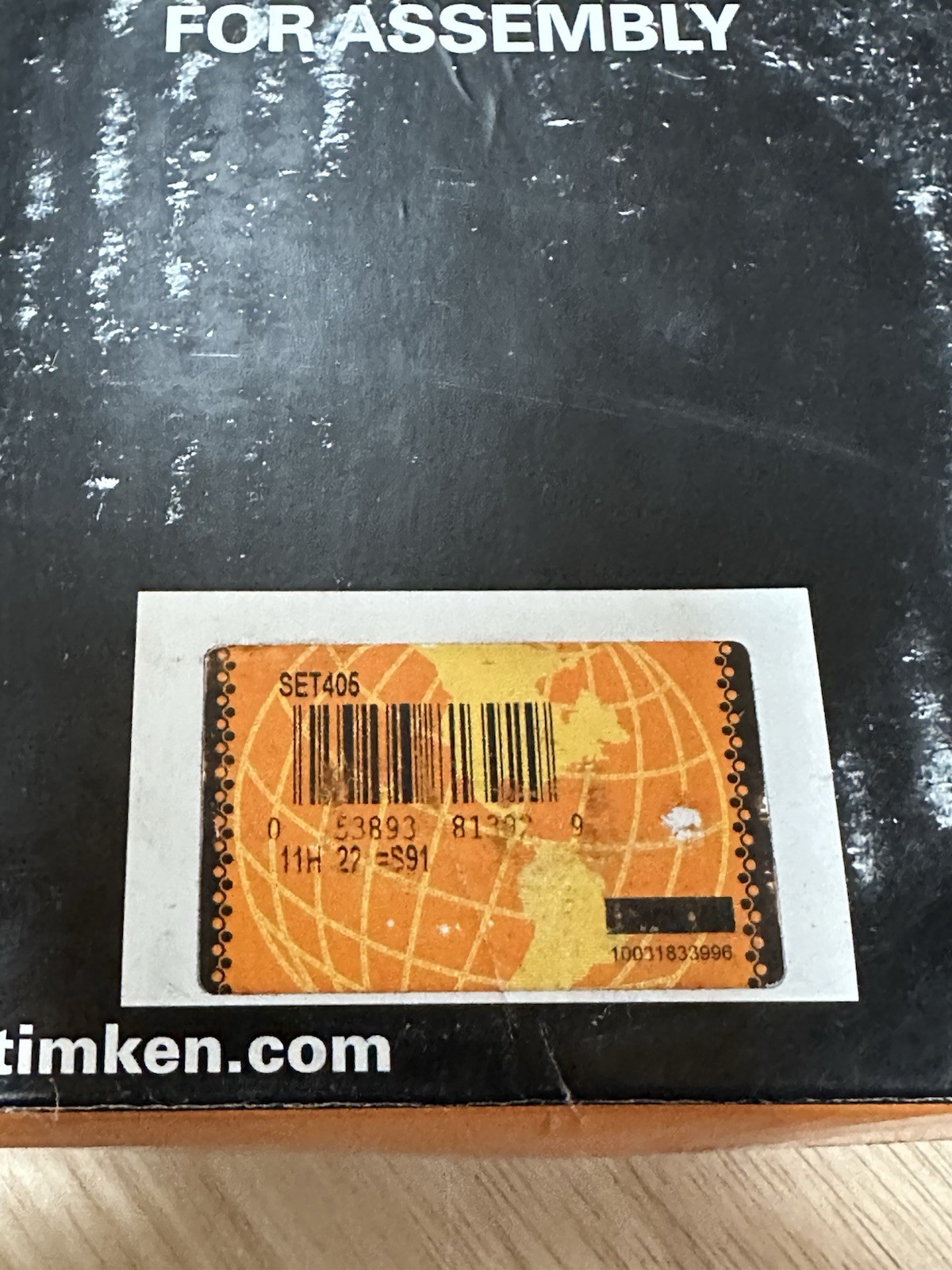 Timken SET405 Tapered Roller Bearing Set 653 663 Made in USA New Old Stock
