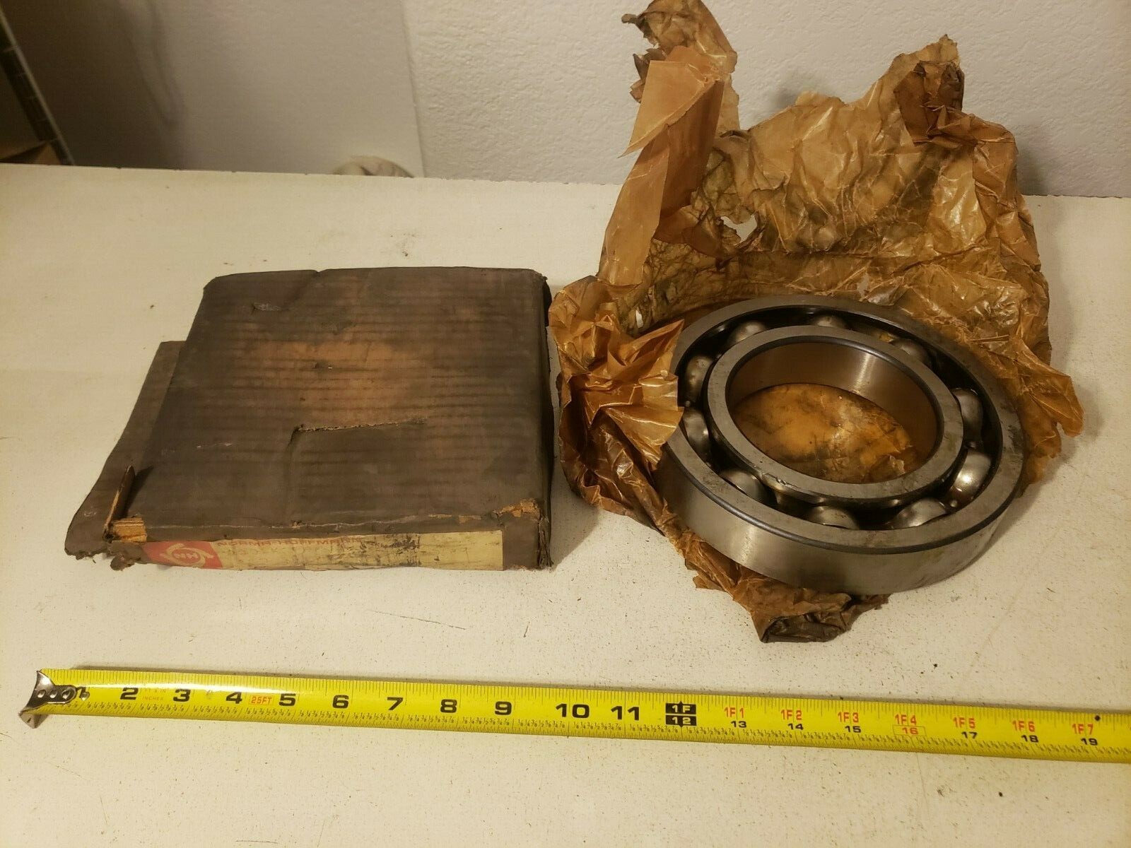 NOS Norma-Hoffman NH 222 222K Single Row Ball Bearing MADE IN USA
