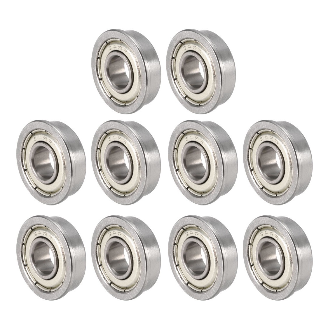 10x FR4ZZ Flange Ball Bearing Double Shielded Chrome Bearing 1/4″x5/8″x0.196″