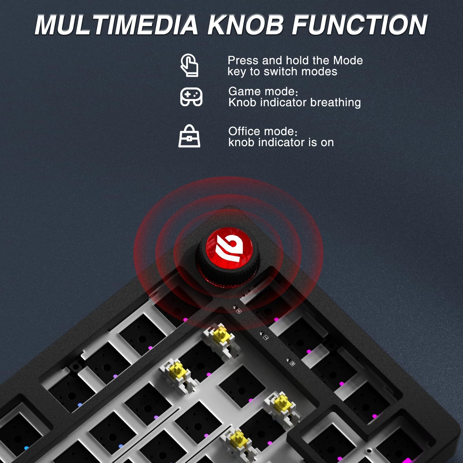 LEOBOG Hi75C Pro Wireless Mechanical Keyboard Kit – Aluminum Alloy Gasket