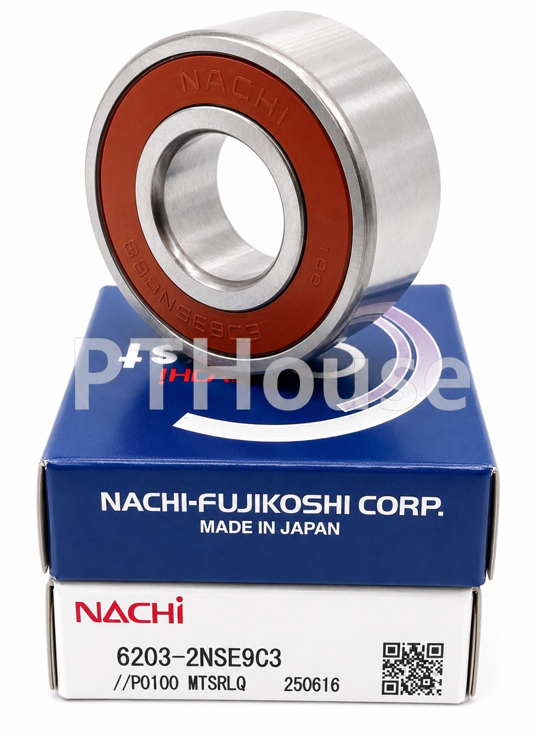 2PCS 6203-2NSE9C3 NACHI Rubber Seal Ball Bearing 17x40x12 – Ships From USA