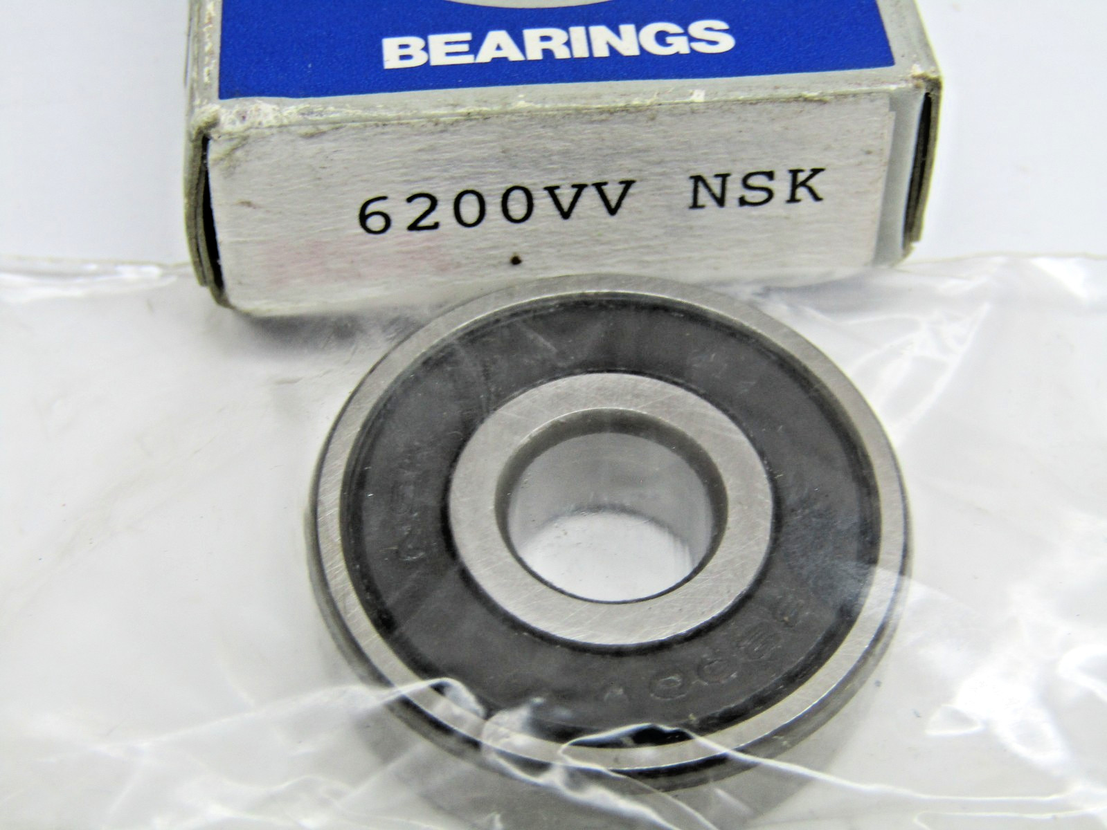 NSK 6200VV 10mm x 30mm x 9mm Sealed Bearing