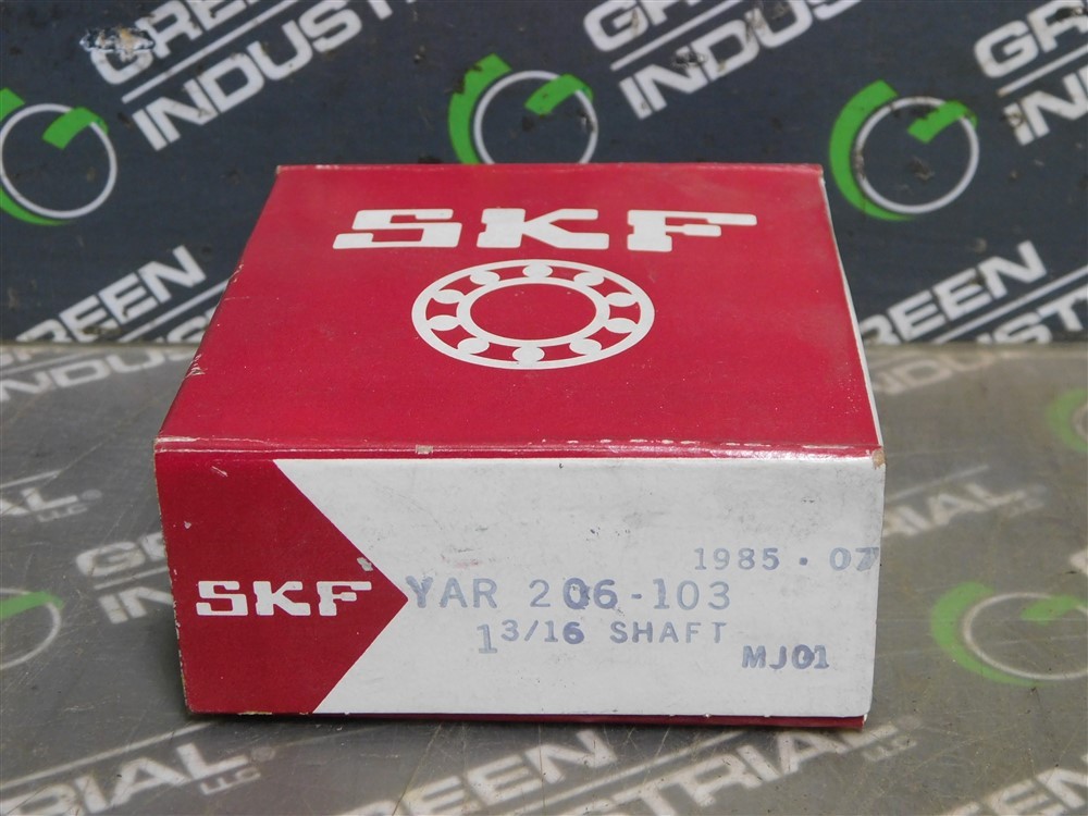 NEW SKF YAR 206-103 Insert Ball Bearing 1.1875 in Bore 1-3/16 in