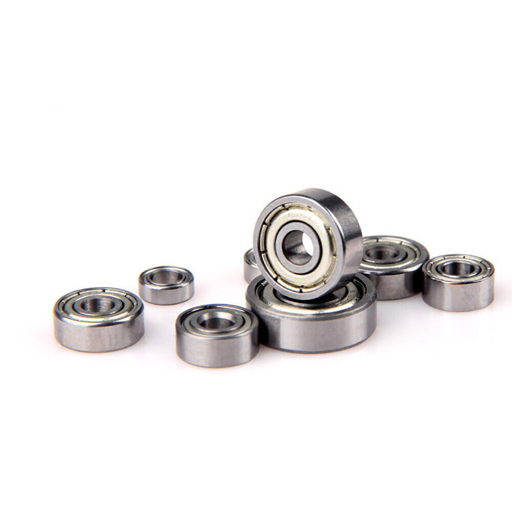 Miniature Deep Groove Ball Bearing Double Shielded ZZ Bore 6 Series 2 to 45mm