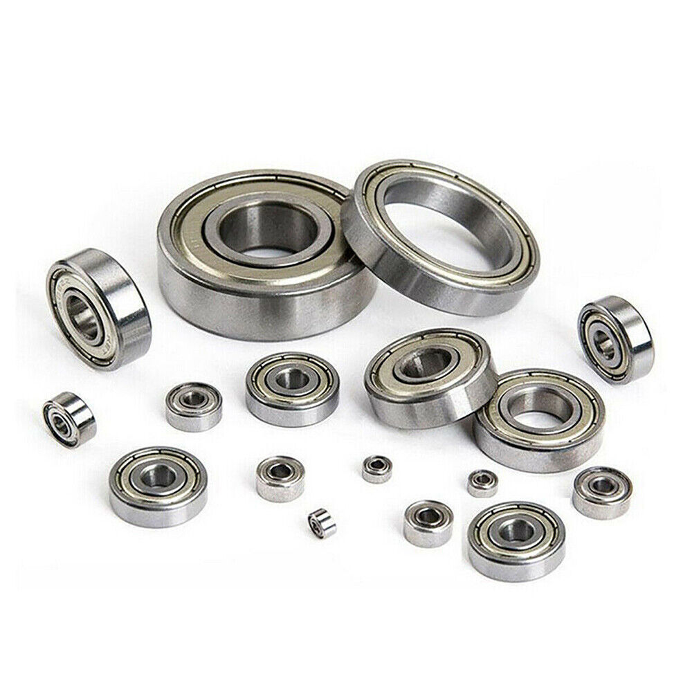 Miniature Deep Groove Ball Bearing Double Shielded ZZ Bore 6 Series 2 to 45mm