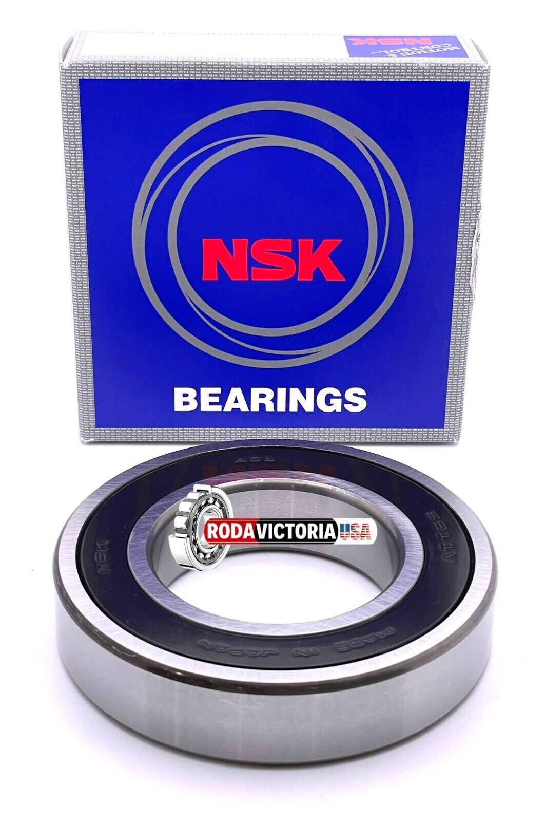 NSK 6211VV CM Deep Groove Ball Bearing Single Row, Double Non-Contact Seals