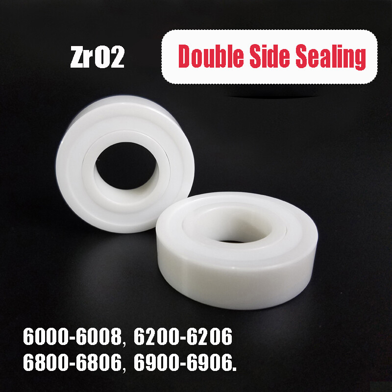 ZrO2 Zirconia Full Ceramic Bearing Double Side Sealed Ball Bearings 6000-6906