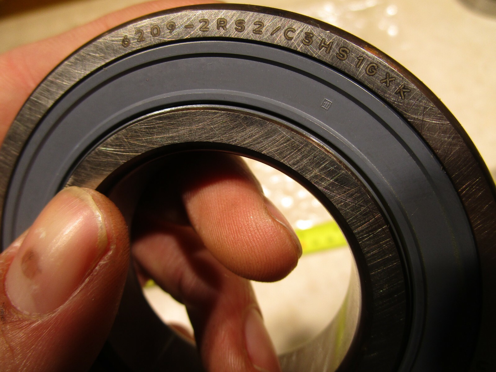 SKF 6209-2RS2/C3HS1GXK, DEEP GROOVE BALL BEARING, J0093