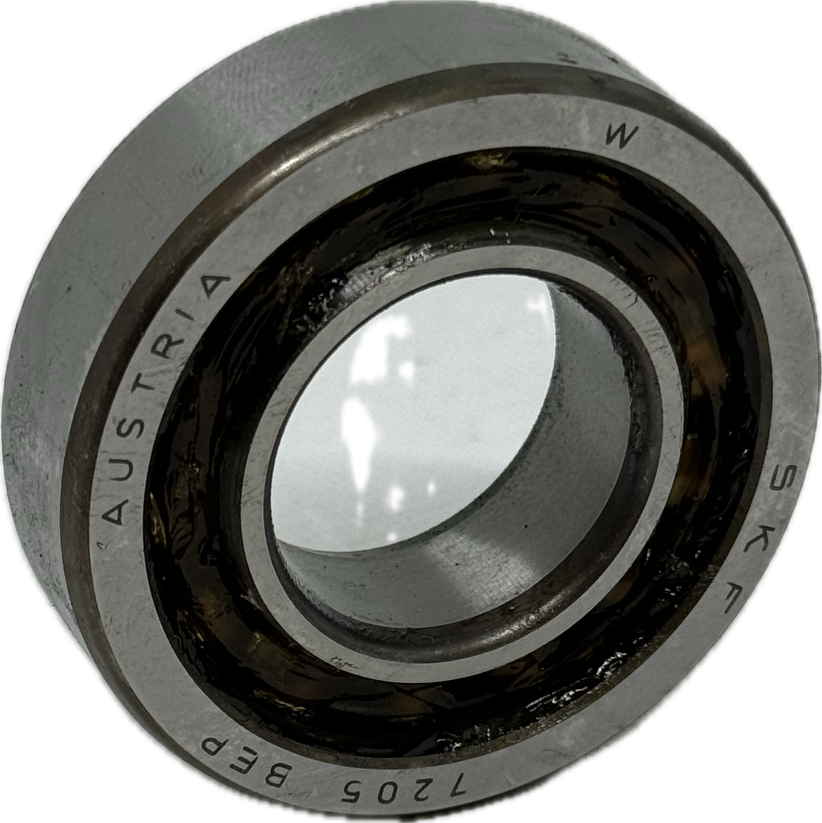 SKF 7205 BEP BEARING SINGLE ROW ANGULAR CONTACT BALL BEARING 40° 25MM BORE NEW