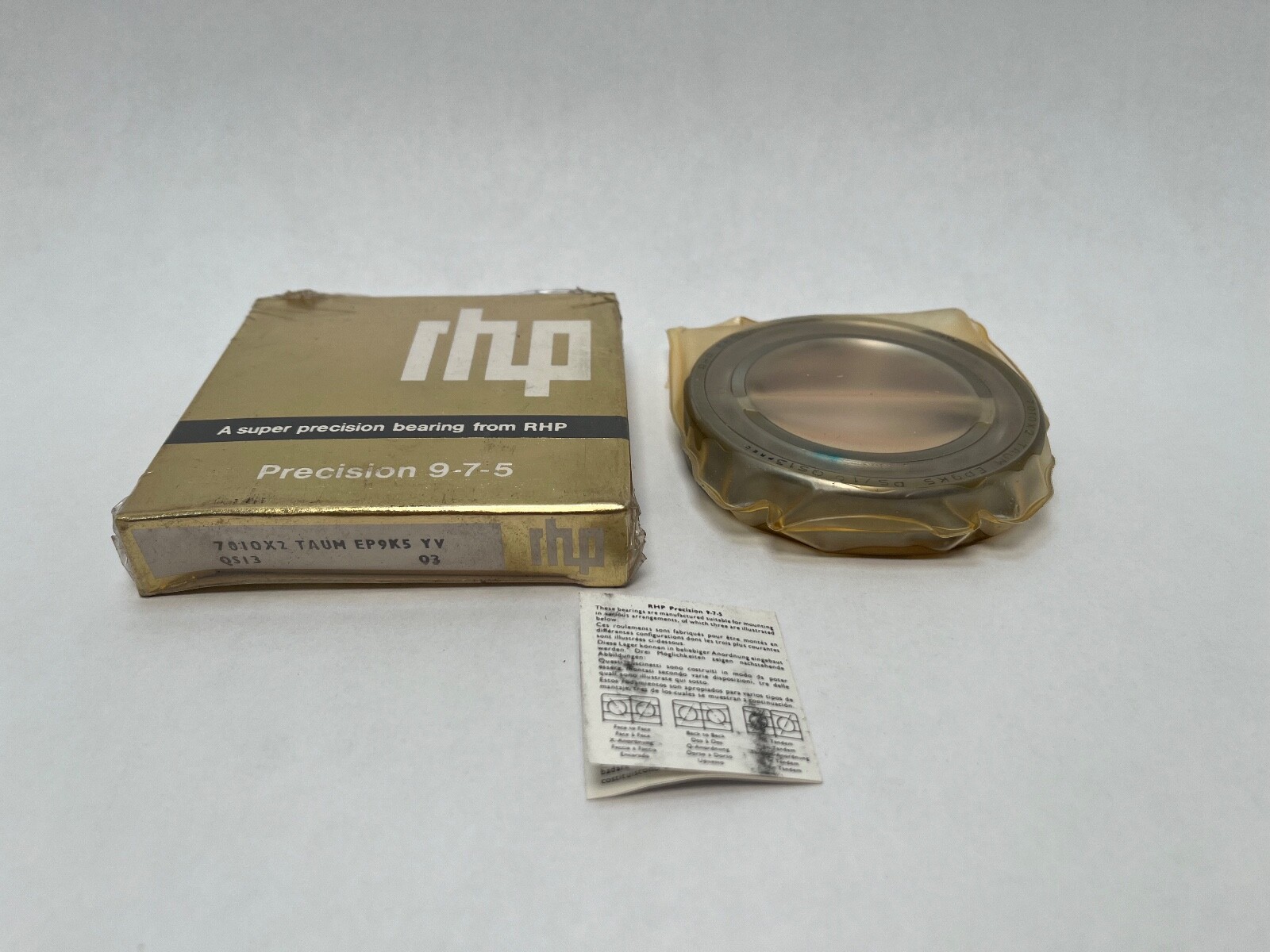 RHP 7010CTSUMP2 Bearing 50x80x16mm 7010-C-T-DUM-P2 7010X2TAUMEP9K5 England