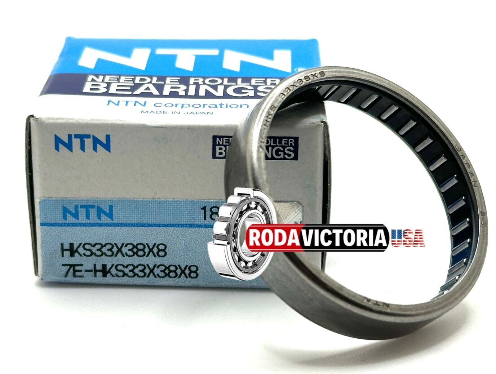 NTN HKS33x38x8 Needle Roller and Cage Assembly 33x38x8 mm