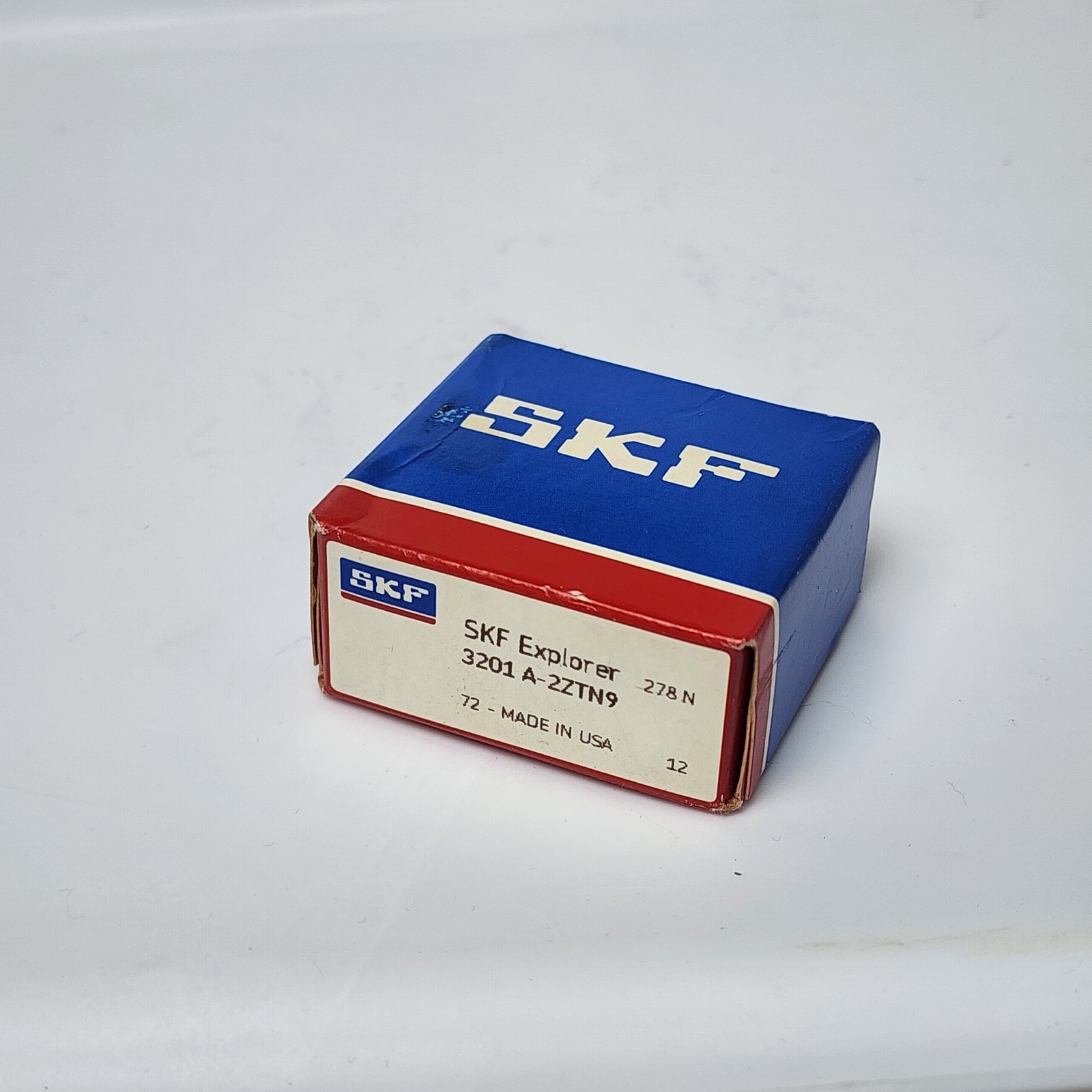 New SKF 3201 A 2ZTN9 Angular Contact Bearing 12mm x 32mm x 0.6250 in