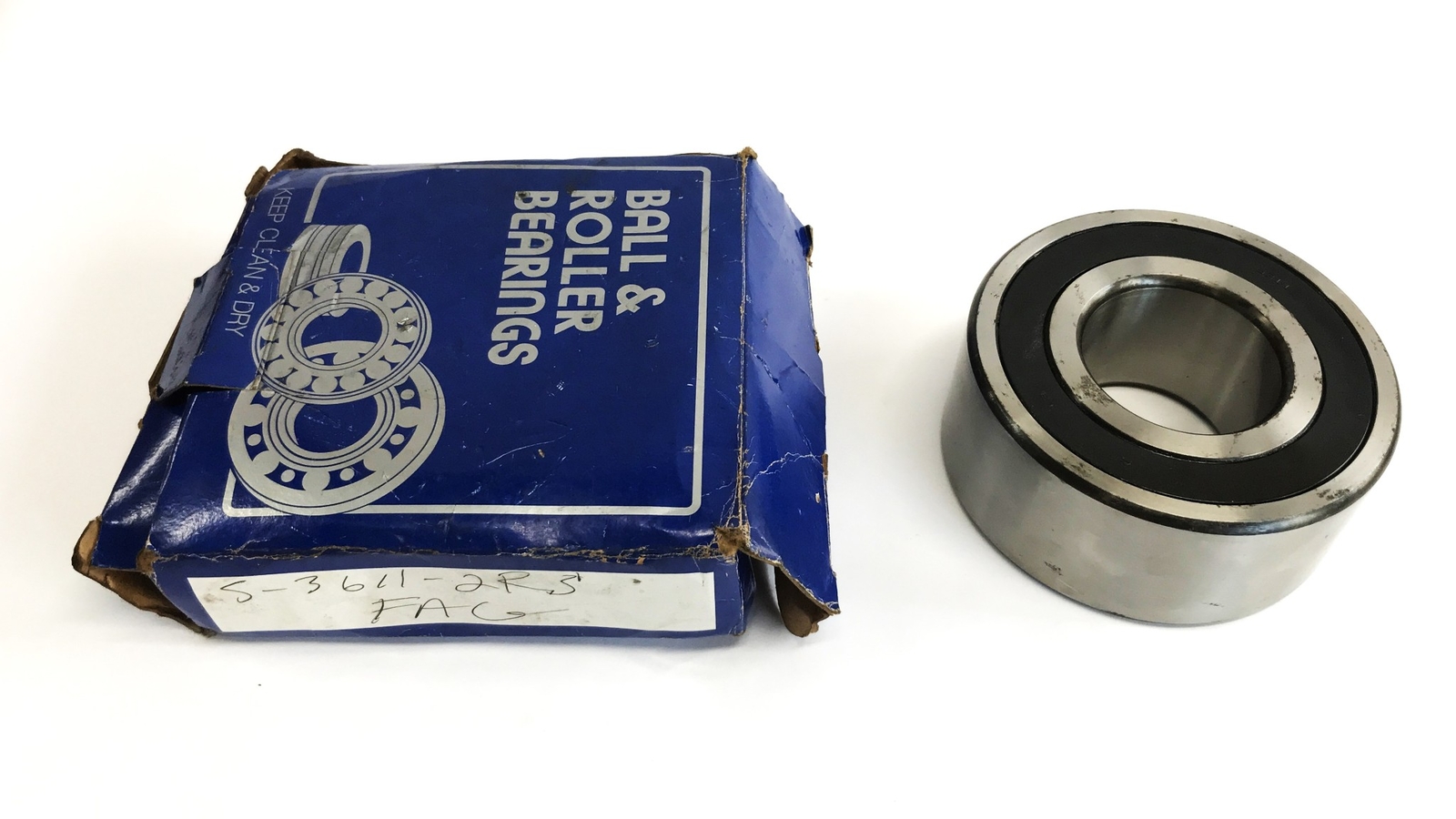 FAG 4-5/8 inch x 2 inch Single Row Ball Bearing S3611-2RS NOS