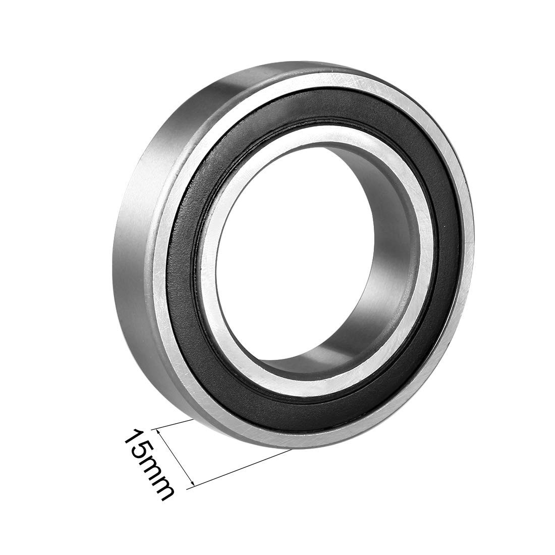 6008-2RS Deep Groove Ball Bearing Double Sealed 180108, 40mm x 68mm x 15mm Ch…
