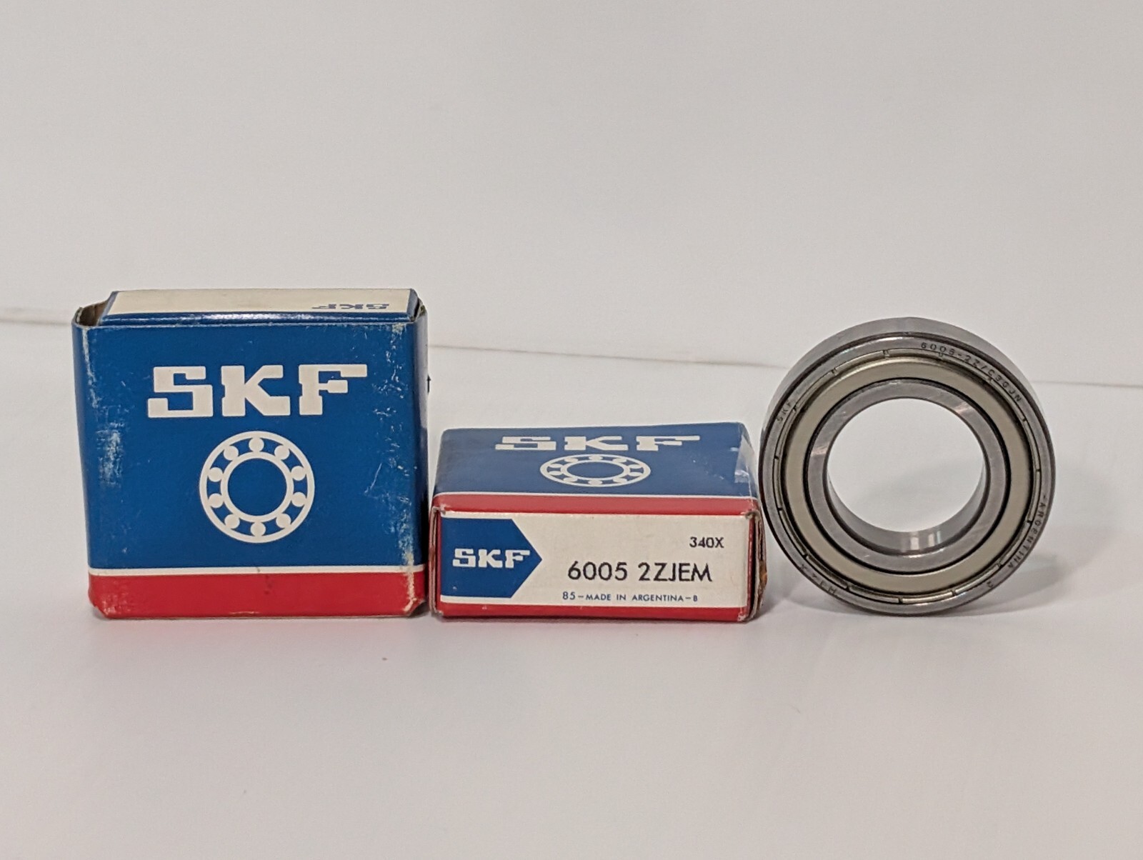 SKF 6005-2ZJEM Single Row Deep Groove Bearing, 25mm ID, 47mm OD, 12mm Wide