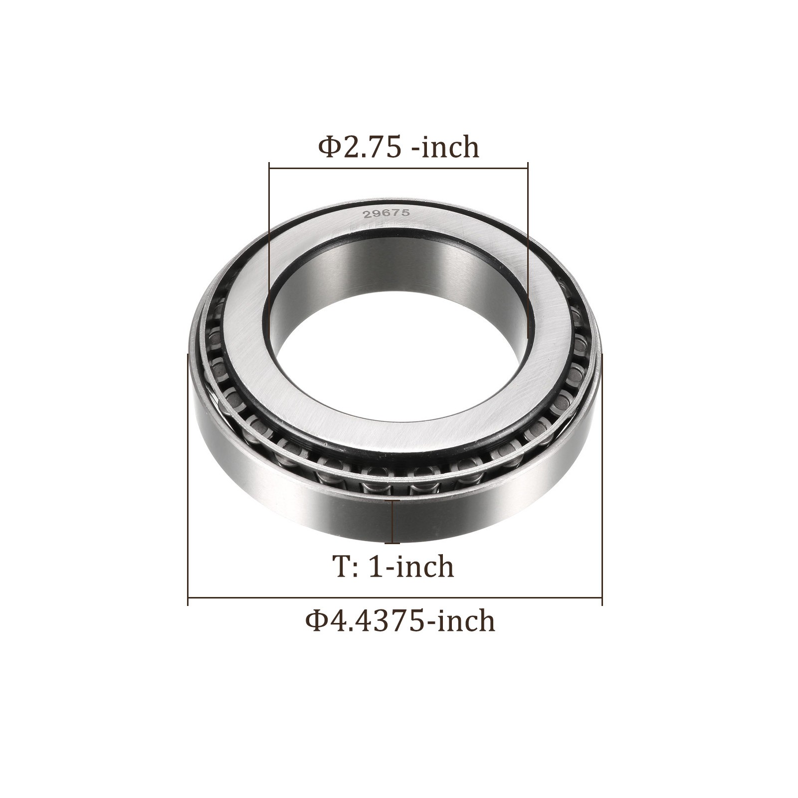 1pcs 29675/29620 Tapered Roller Bearing – [2.75″x4.4375″x1″] Bearing